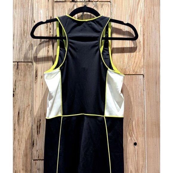 Gigi C Sport Taylor Catsuit L Black White Green NWT Womens Activewear Full-Lengt - Picture 6 of 7